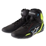 Alpinestars Faster-3 Shoes Black Yellow Fluo Blue